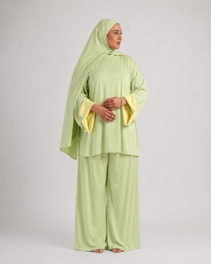 Burkini (3 pièces) Matcha Lemon
