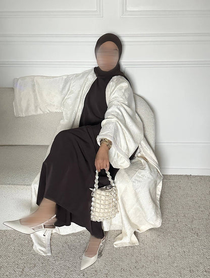 Kimono Ivory Pearl Brocade