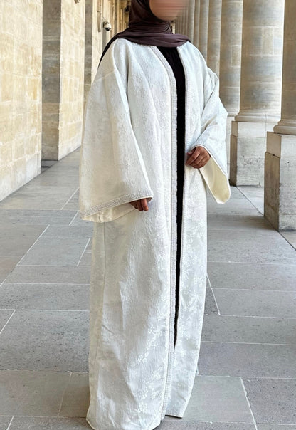 Kimono Ivory Pearl Brocade